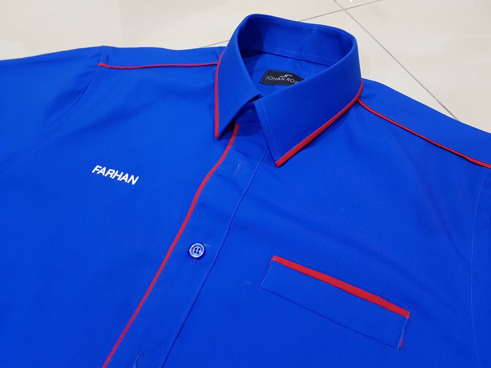 Baju Korporat. . Kain gred A Jahitan gred A Colar double layer gred A Gam insert gred A Sulaman gred A . #bajukorporat #johanrosli #bajukorporattempah #jubahlelakijohanrosli