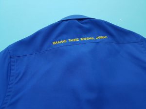 Tempahan baju korporat utk staff Maahad Tahfiz Riyadhul Jannah Semenyih. . #jubahlelakijohanrosli #johanrosli #bajukorporat #bajukorporattempah